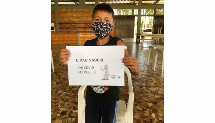 Laranjeiras do Sul - Município iniciou a vacinação contra Covid-19 em crianças de 5 a 11 anos